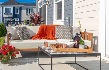Spacious patio & private balcony